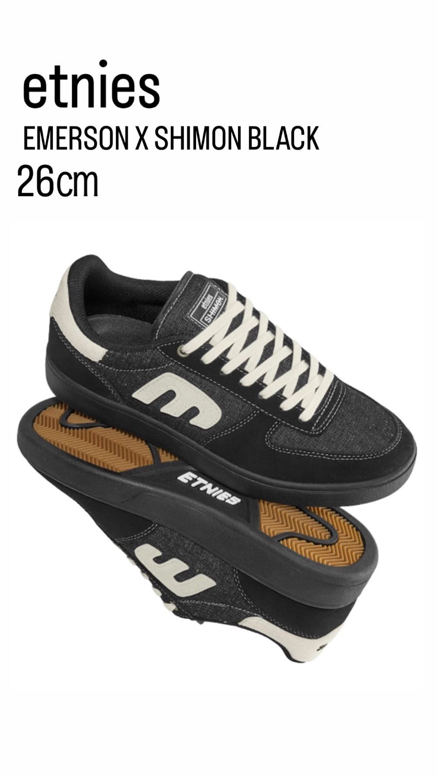 【etnies】26㎝ エトニーズ スニーカー メンズ レディース 靴 シューズ ローカット スケシュー EMERSON X SHIMON