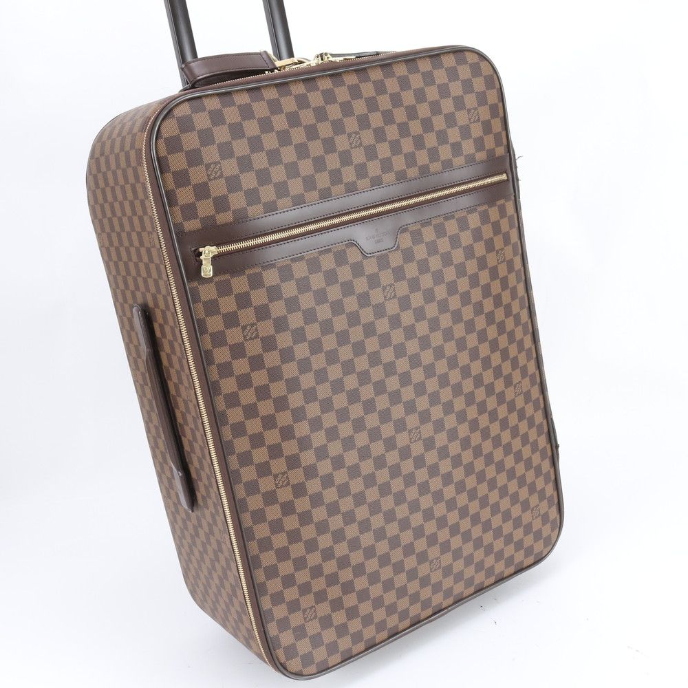 美品 ルイヴィトン ダミエ ペガス65 N23295 レザー スーツケース キャリーケース バッグ 出張 旅行 トランク メンズ RMM DY20-9【中古】