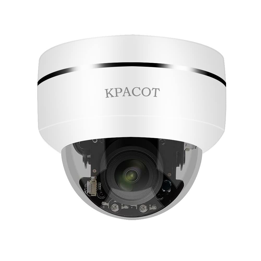 【5MP・五倍光学ズーム・自動追跡】KPACOT 防犯カメラ 屋外 PoE カメラ 500万画素 ドーム型 監視カメラ AI人体検知 ipカメラ 動体検知 ネットワークカメラ パン355°チルト90° ptz カメラ 360°広角撮影 赤外線 f81b38db