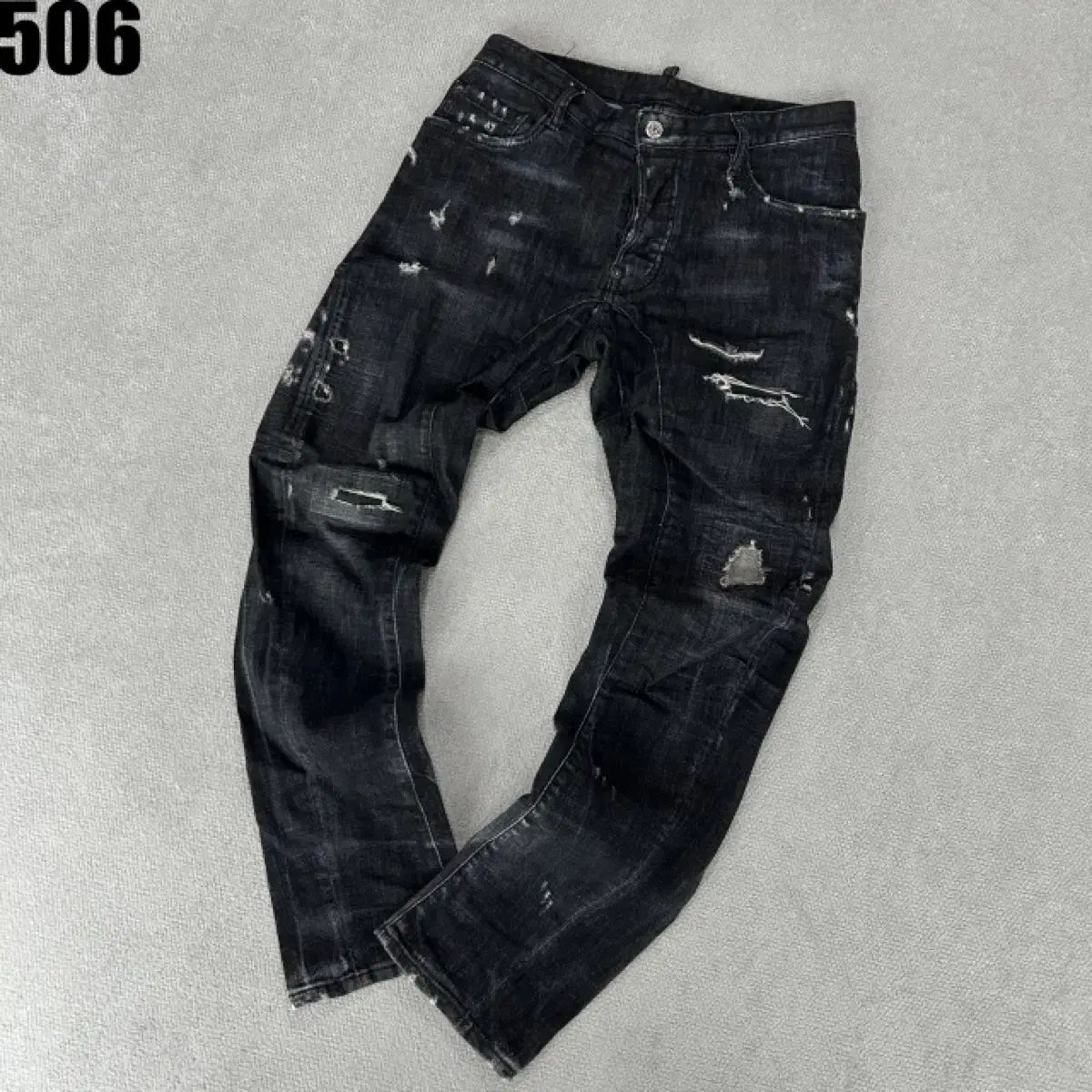 DSQUARED2 ブラック デニム ウォッシングデニム