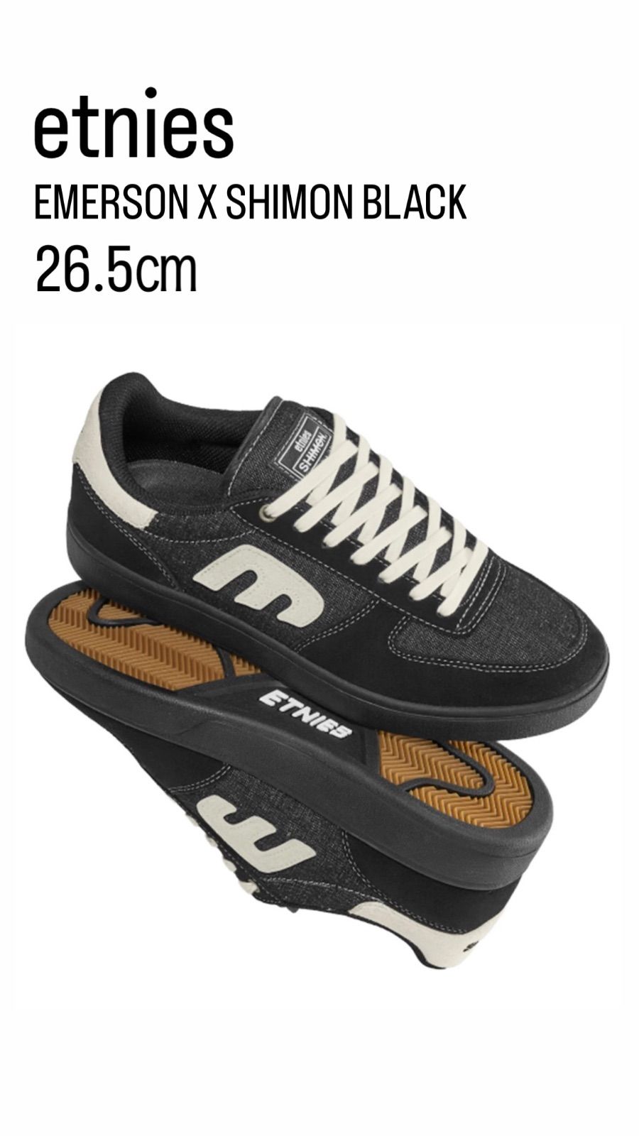 【etnies】26.5㎝　エトニーズ スニーカー メンズ レディース 靴 シューズ ローカット スケシュー EMERSON X SHIMON