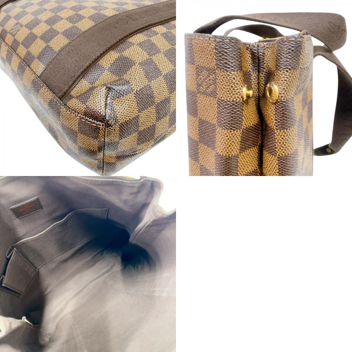 ルイ・ヴィトン LOUIS VUITTON カバ・ボブール N52006 ブラウン ダミエ 