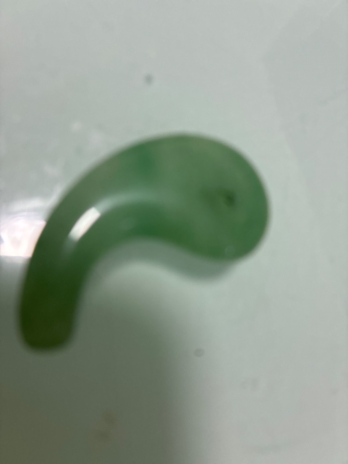 天然石　軟玉　翡翠❓　平安ツリー