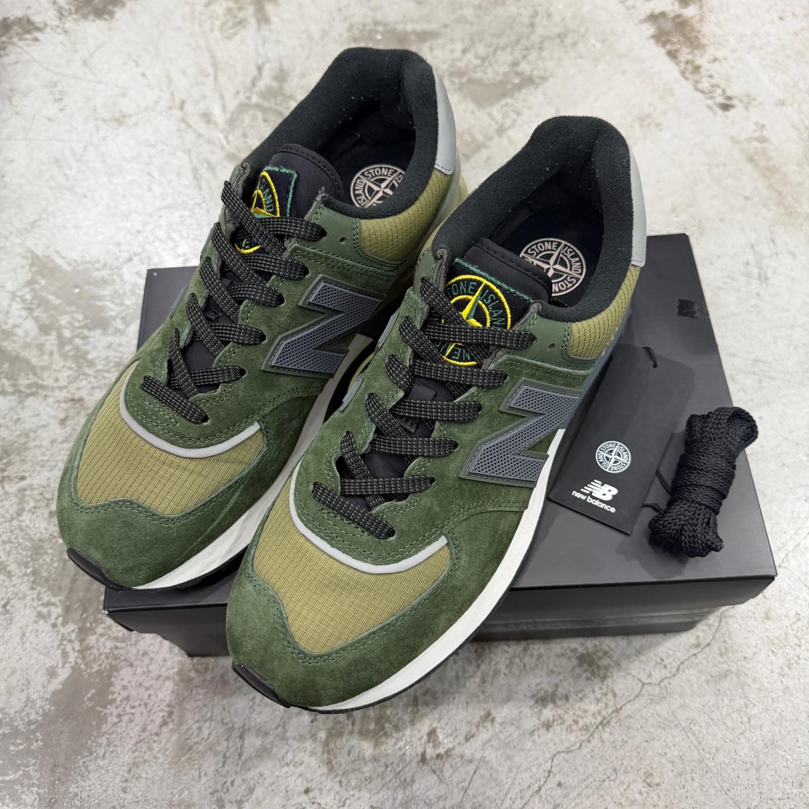 New Balance × STONE ISLAND 574 Legacy コラボ スニーカー 