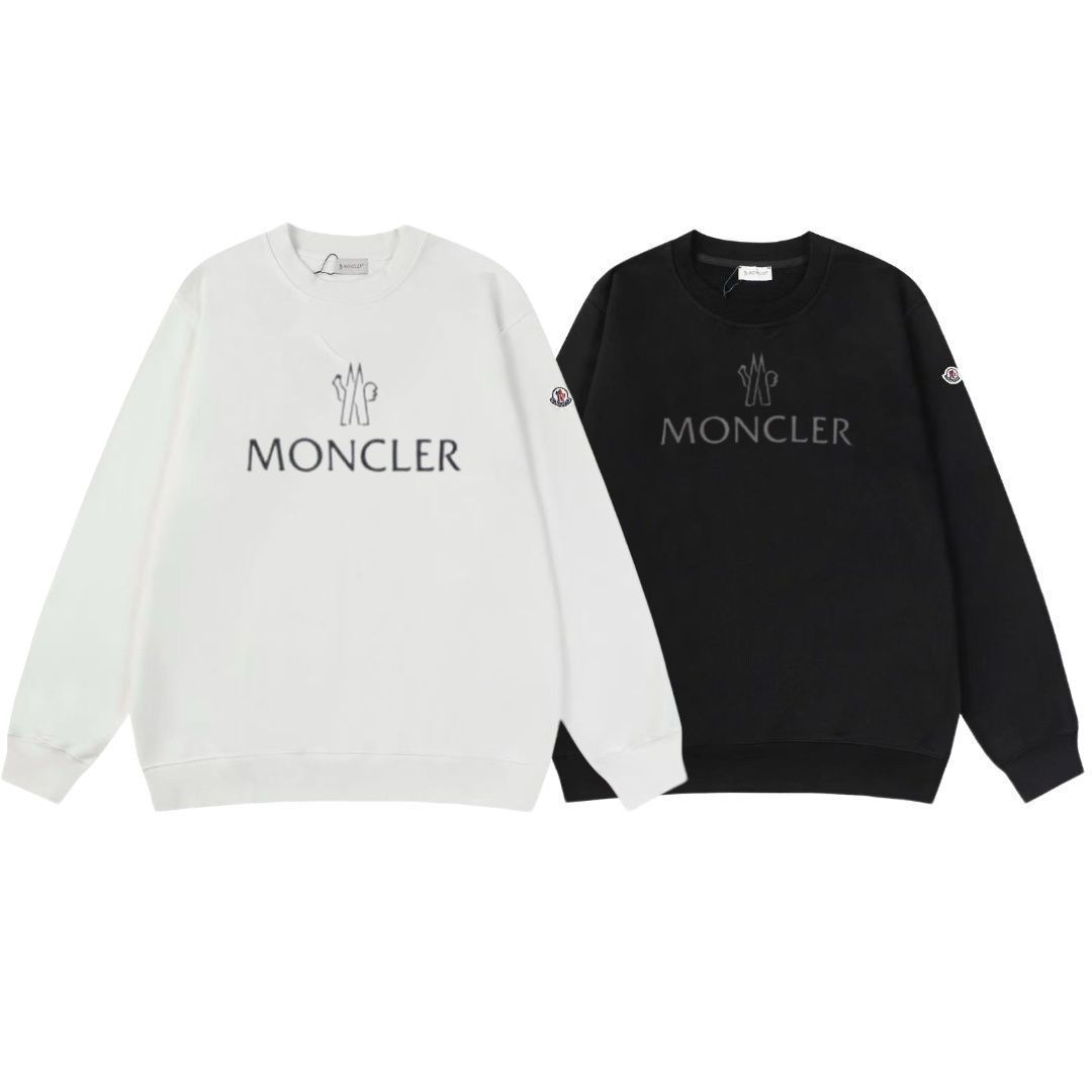 使用少 極美品 人気 新品 タグ付 MONCLER モンクレール パーカー 長袖Tシャツ トップス シンプルフード付きパーカー ユニセックス