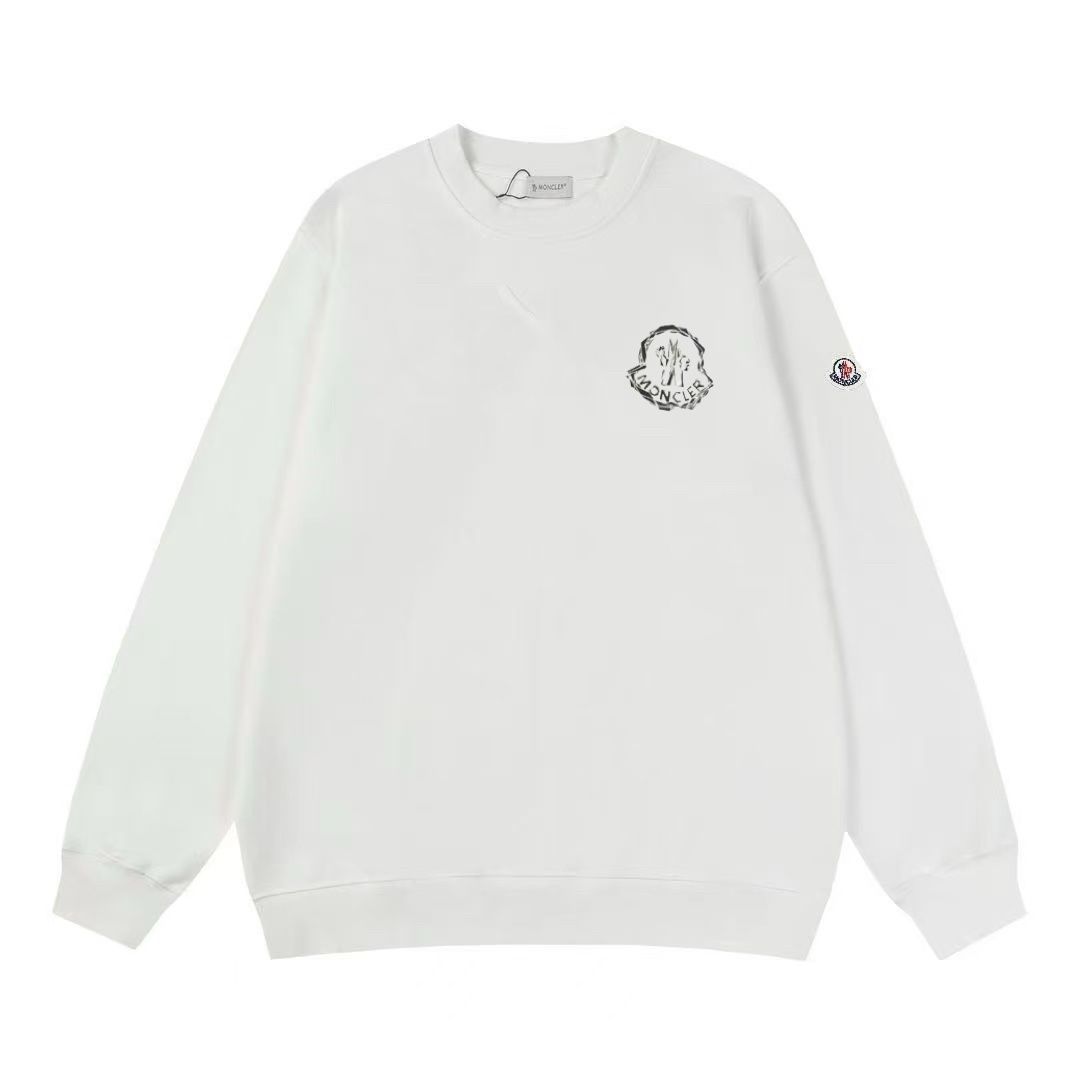 未使用に近い 美品★ 美品美品新品 タグ付 MONCLER モンクレール パーカー 長袖Tシャツ トップス シンプルフード付きパーカー ユニセックス