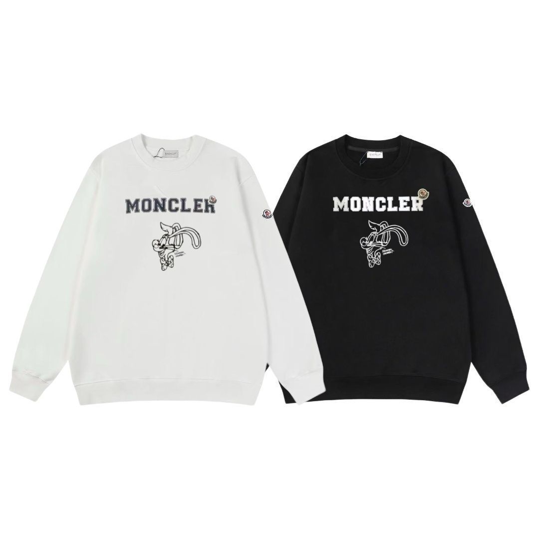 極美品 入手困難新品 タグ付 MONCLER モンクレール パーカー 長袖Tシャツ トップス シンプルフード付きパーカー ユニセックス