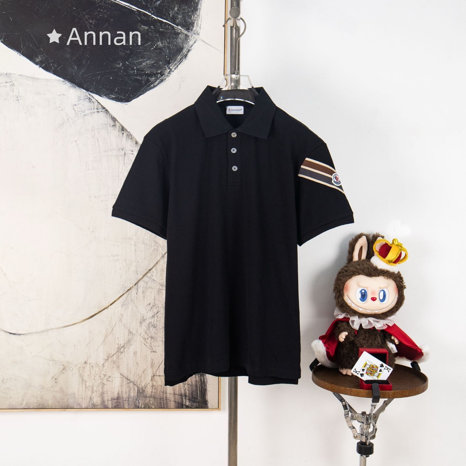 新品！新品 タグ付 MONCLER モンクレール ポロシャツ 半袖シャツ POLO メンズ レディース ユニセックス カジュアル
