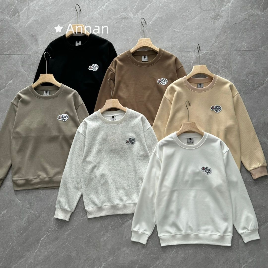超美品値下げ 新品 タグ付 MONCLER モンクレール パーカー 長袖Tシャツ トップス シンプルフード付きパーカー ユニセックス