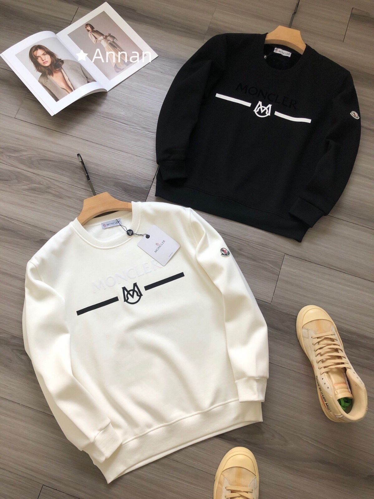 人気 極美品新品 タグ付 MONCLER モンクレール パーカー 長袖Tシャツ トップス シンプルフード付きパーカー ユニセックス