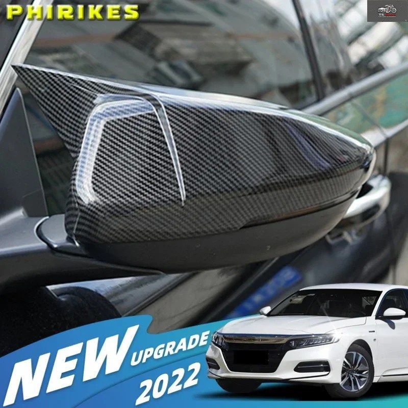 ホンダ アコード 10代目 2018 2019 2020 ABS グロス ミラーハウジング サイドミラーカバー トリム 車用