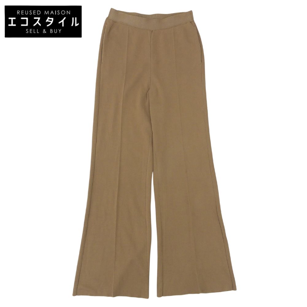 Deuxieme Classe ドゥーズィエムクラス Beauty コットン ニットパンツ ボトムス レディース ブラウン 36 24SS 36