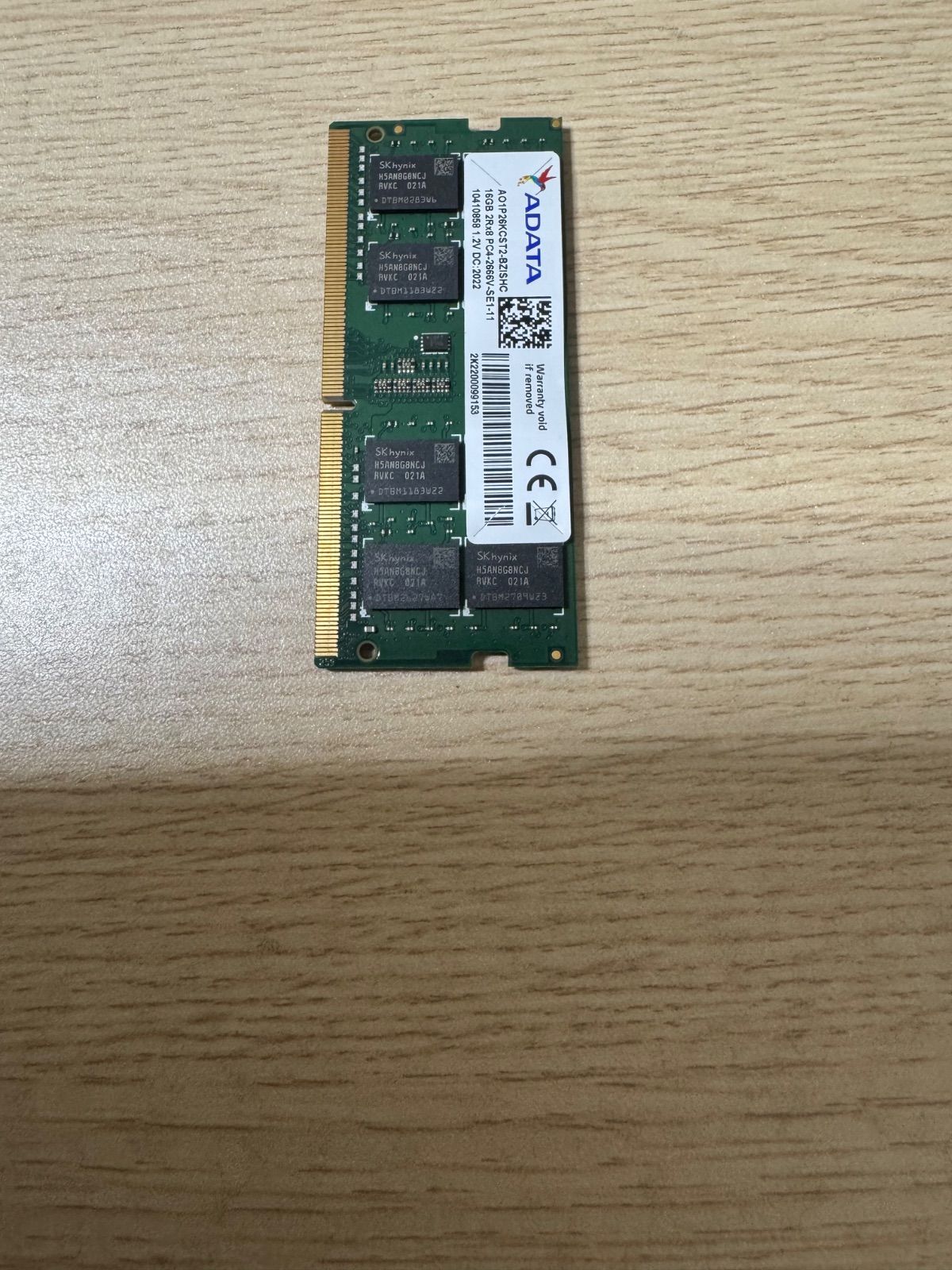 ADATA DDR4 16GB 2666MHz メモリ 動作確認済 - メルカリ