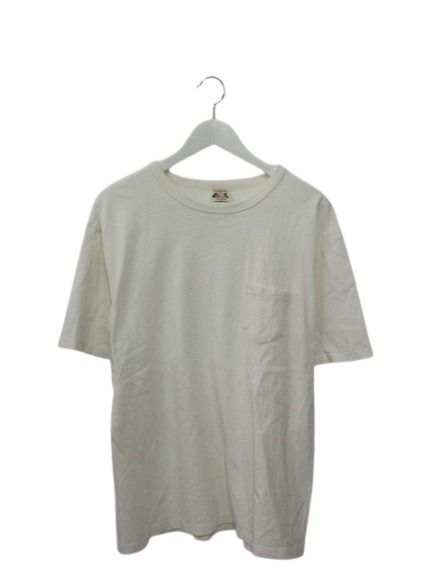 グラッドハンド GLAD HAND＆CO. U.S.A COTTON Tシャツ 半袖 ホワイト 白系 トップス 無地 丸首 L LARGE