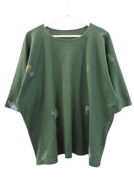 ヨーガンレール JURGEN LEHL ババグーリ ロゴインターシャ ワイド T