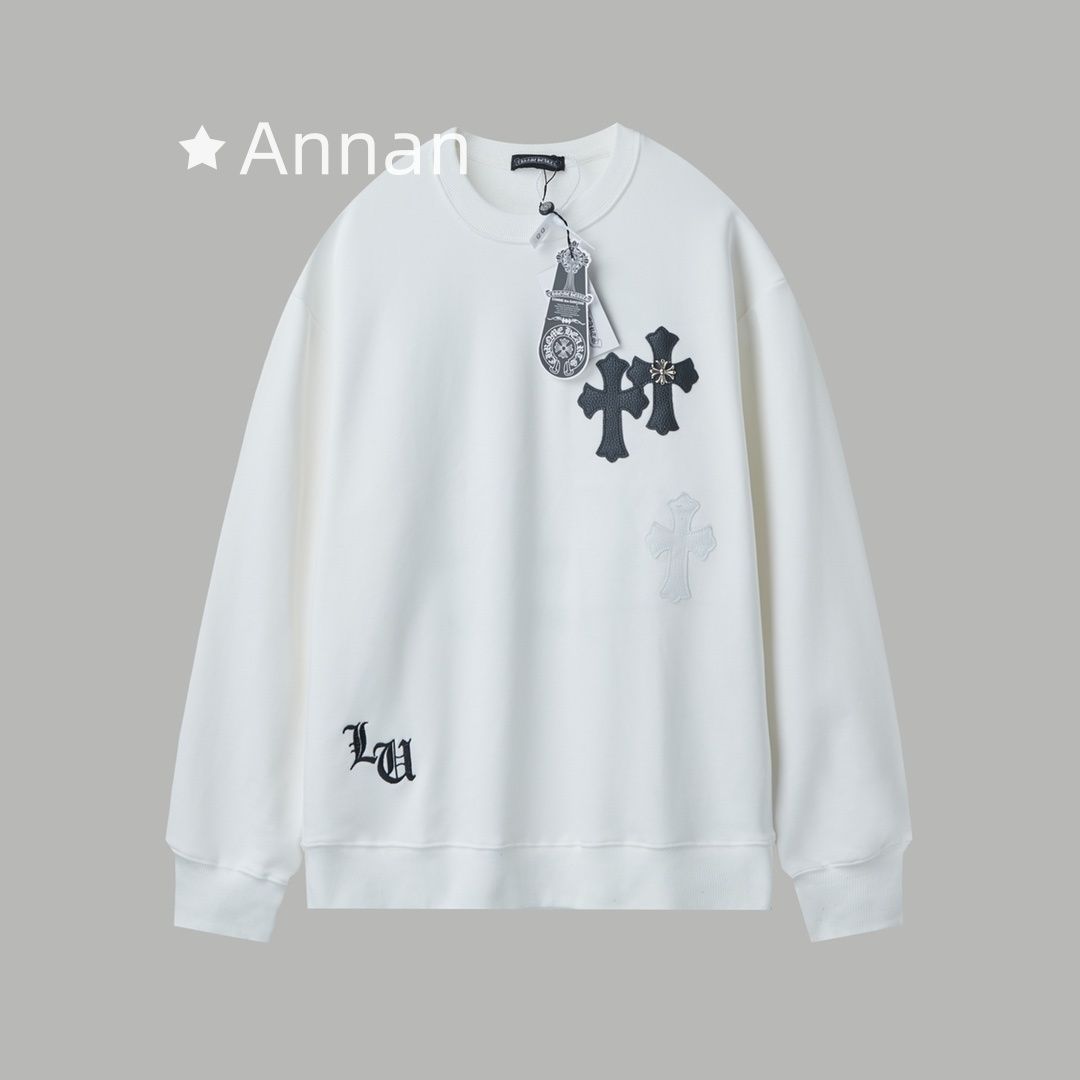 【極美品 現行型】新品 タグ付 CHROME HEARTS クロムハーツ パーカー シンプルフード付きパーカー ユニセックス