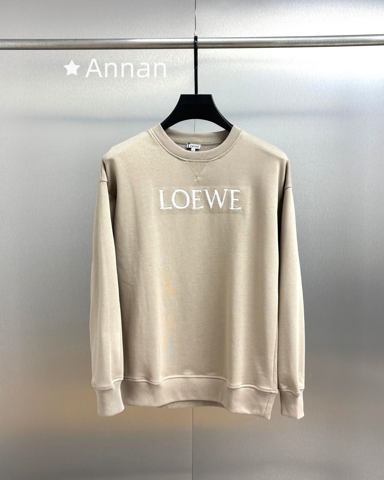 超美品 限定品 超美品 超美品 新品 タグ付 LOEWE　ロエベ パーカー シンプルフード付きパーカー ユニセックス