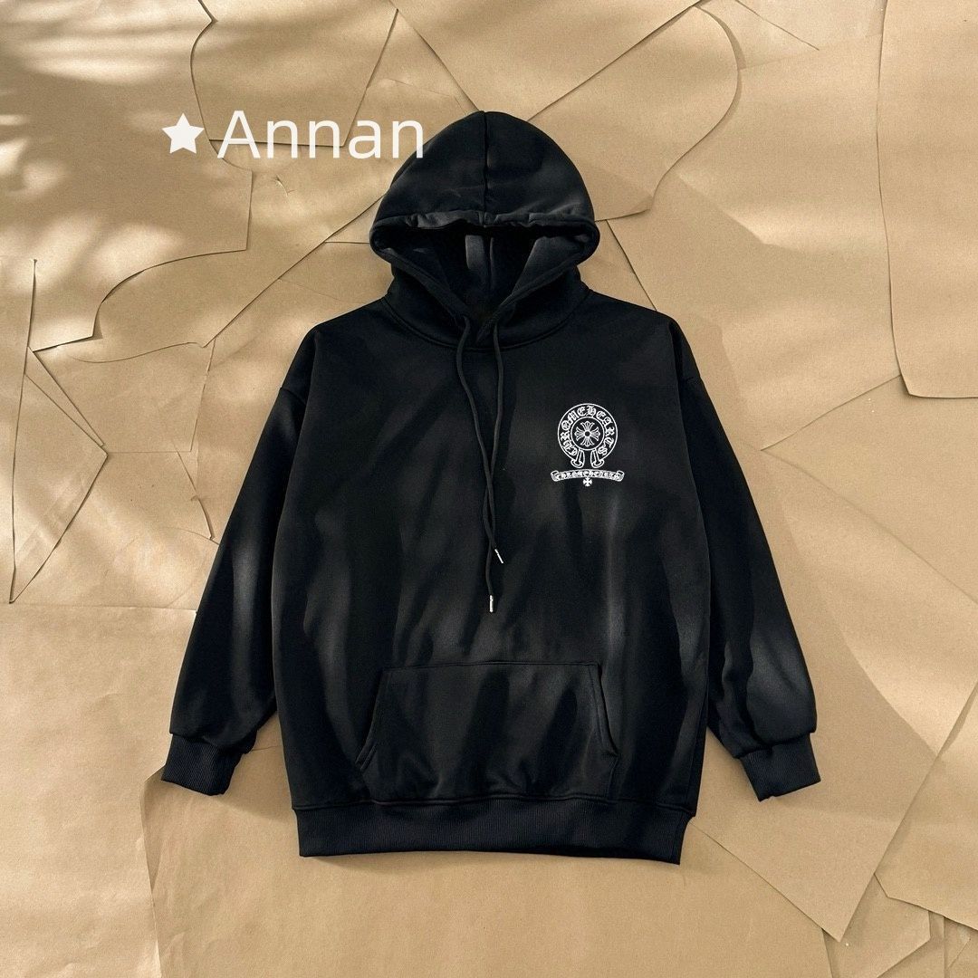 高級美品 状態良 新品!新品 タグ付 CHROME HEARTS クロムハーツ パーカー シンプルフード付きパーカー ユニセックス