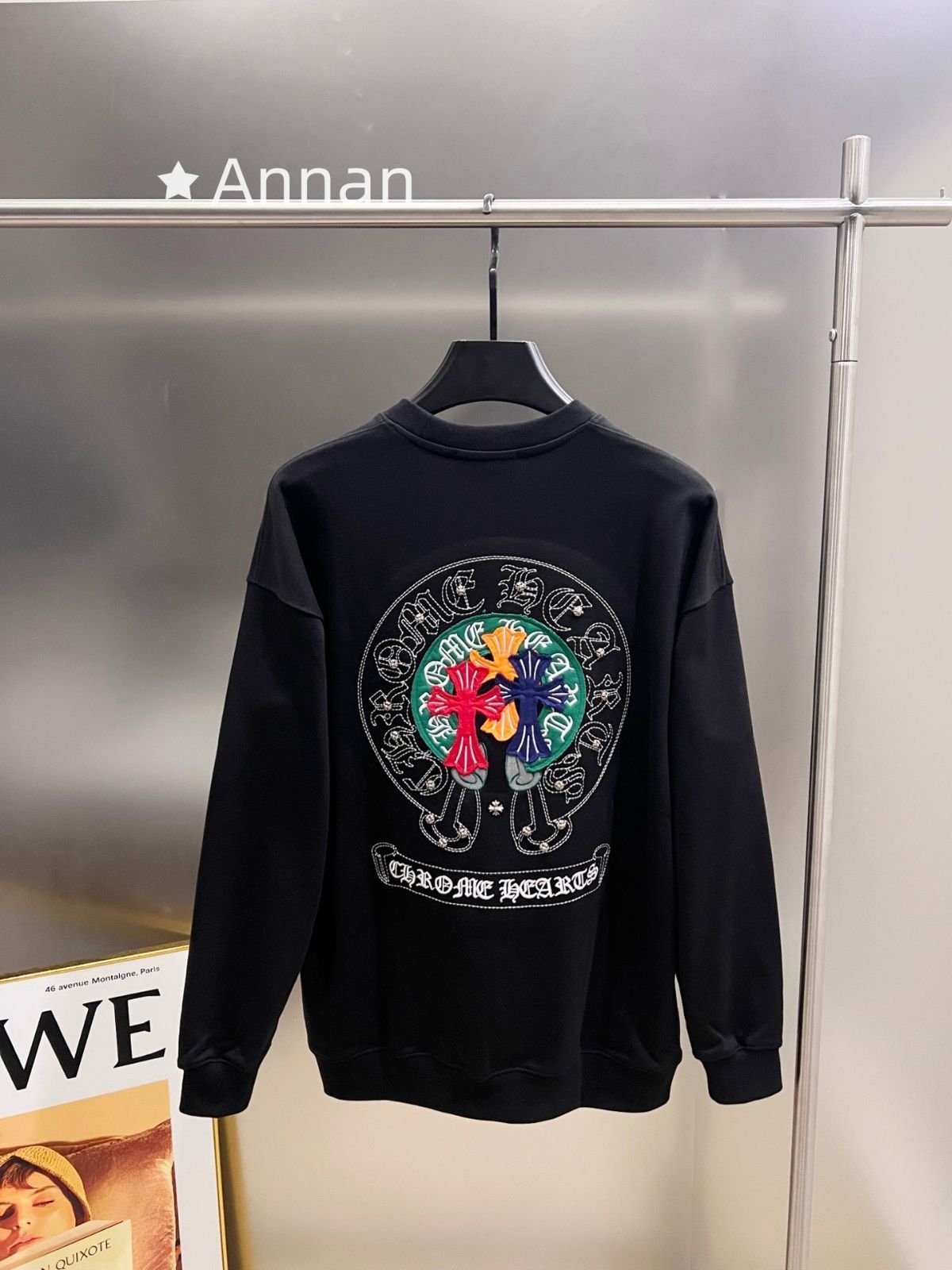 【最終値下げ】 美品 新品 タグ付 CHROME HEARTS クロムハーツ パーカー シンプルフード付きパーカー ユニセックス