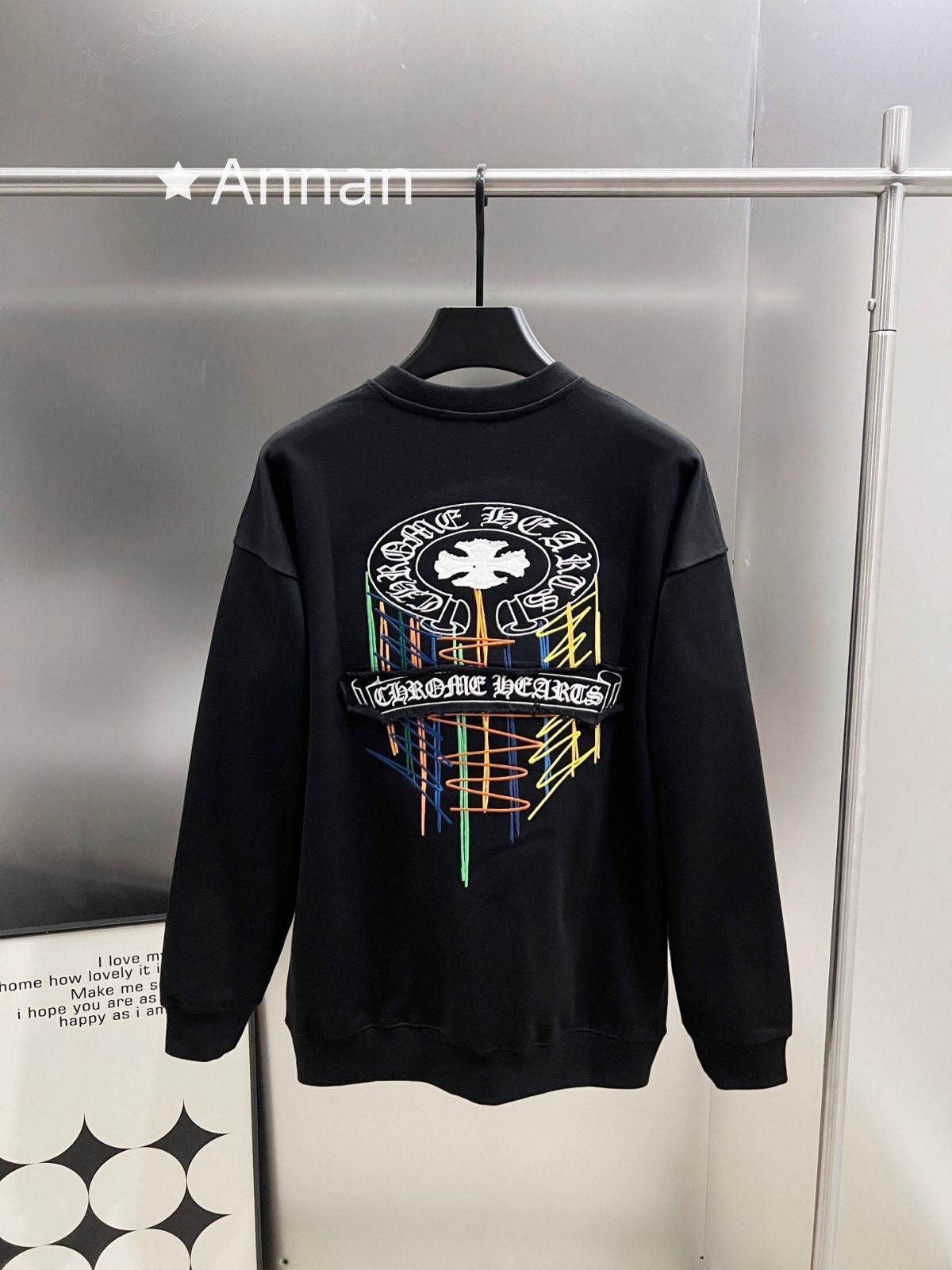 【希少品】綺麗 新品 タグ付 CHROME HEARTS クロムハーツ パーカー シンプルフード付きパーカー ユニセックス