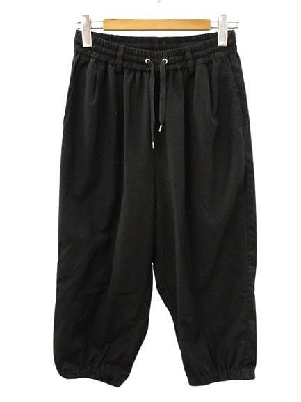 NOT CONVENTIONAL ノットコンベンショナル サルエルパンツ 1 黒 ブラック ボトムス