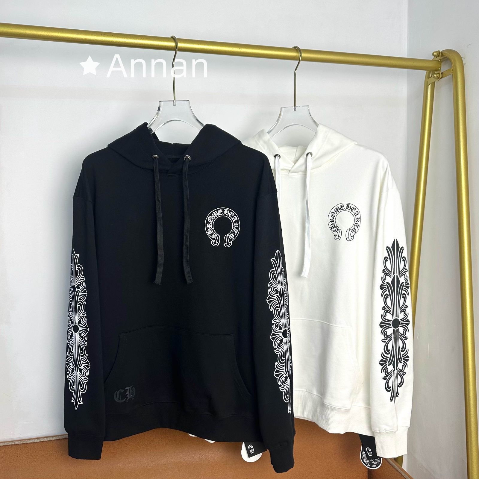 激レア 限定品新型新品 タグ付 CHROME HEARTS クロムハーツ パーカー シンプルフード付きパーカー ユニセックス