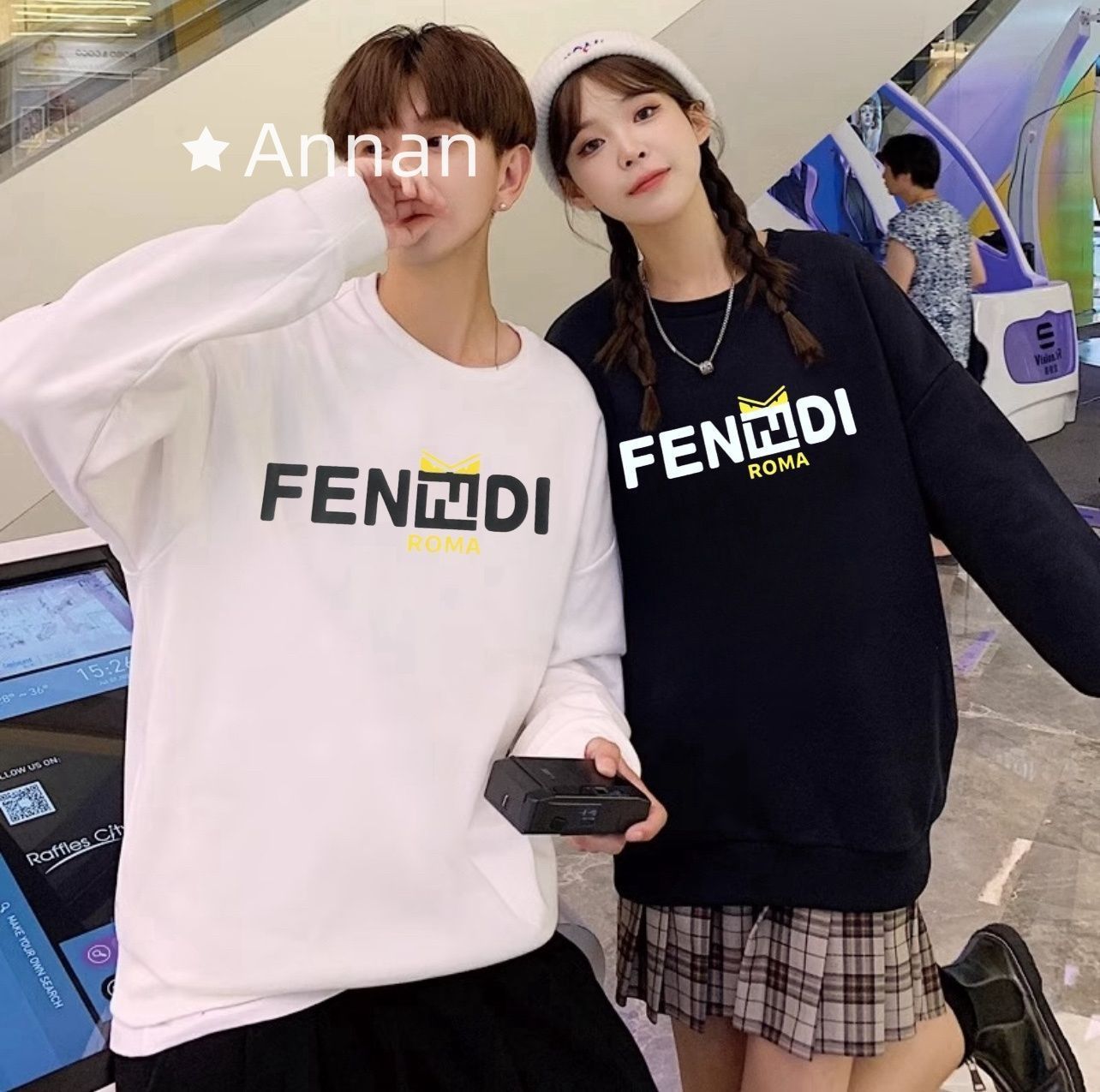 人気 極美品新品 タグ付 FENDI フェンディ パーカー シンプルフード付きパーカー ユニセックス