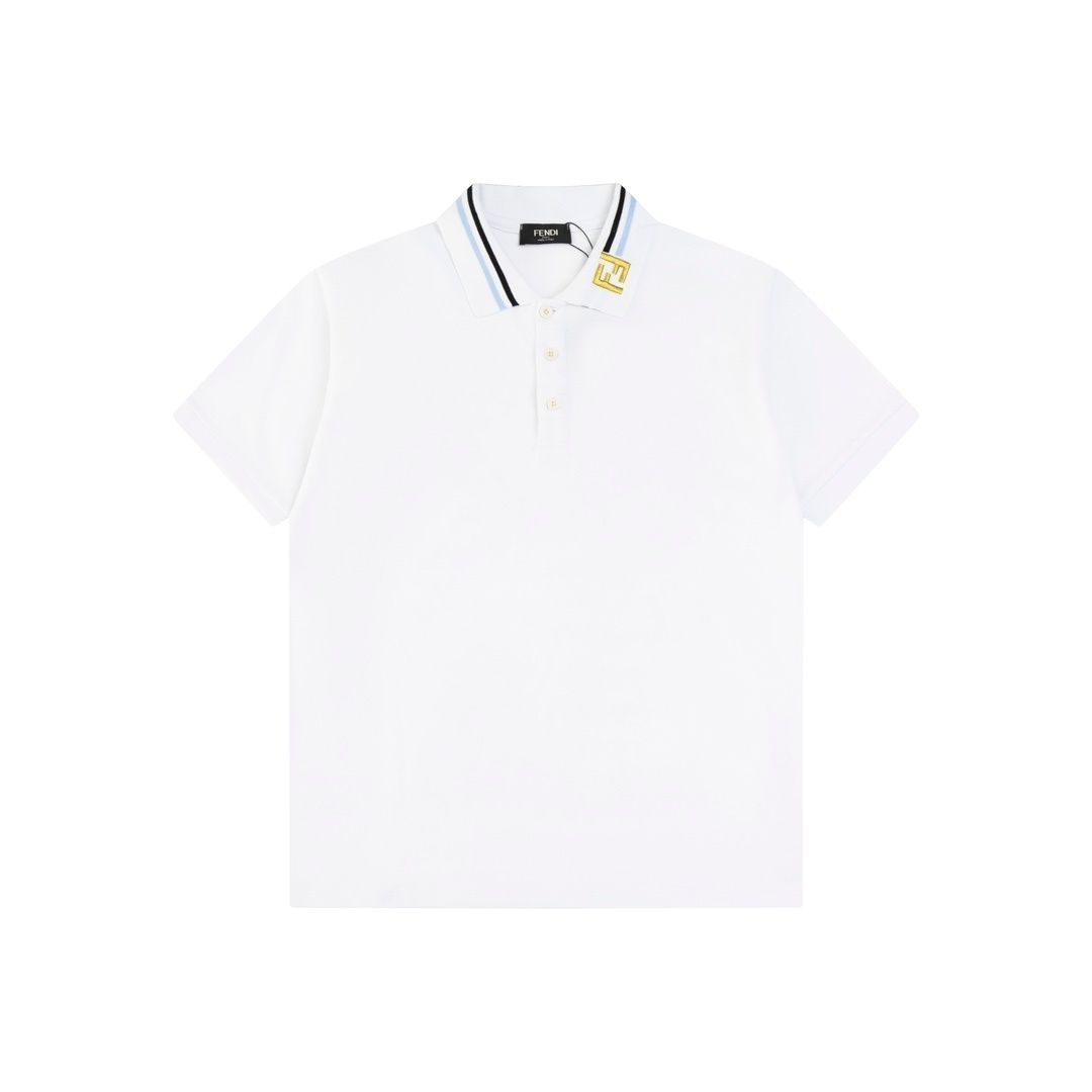 激レア 限定品新型新品 タグ付 FENDI フェンディ ポロシャツ 半袖シャツ POLO メンズ レディース ユニセックス カジュアル