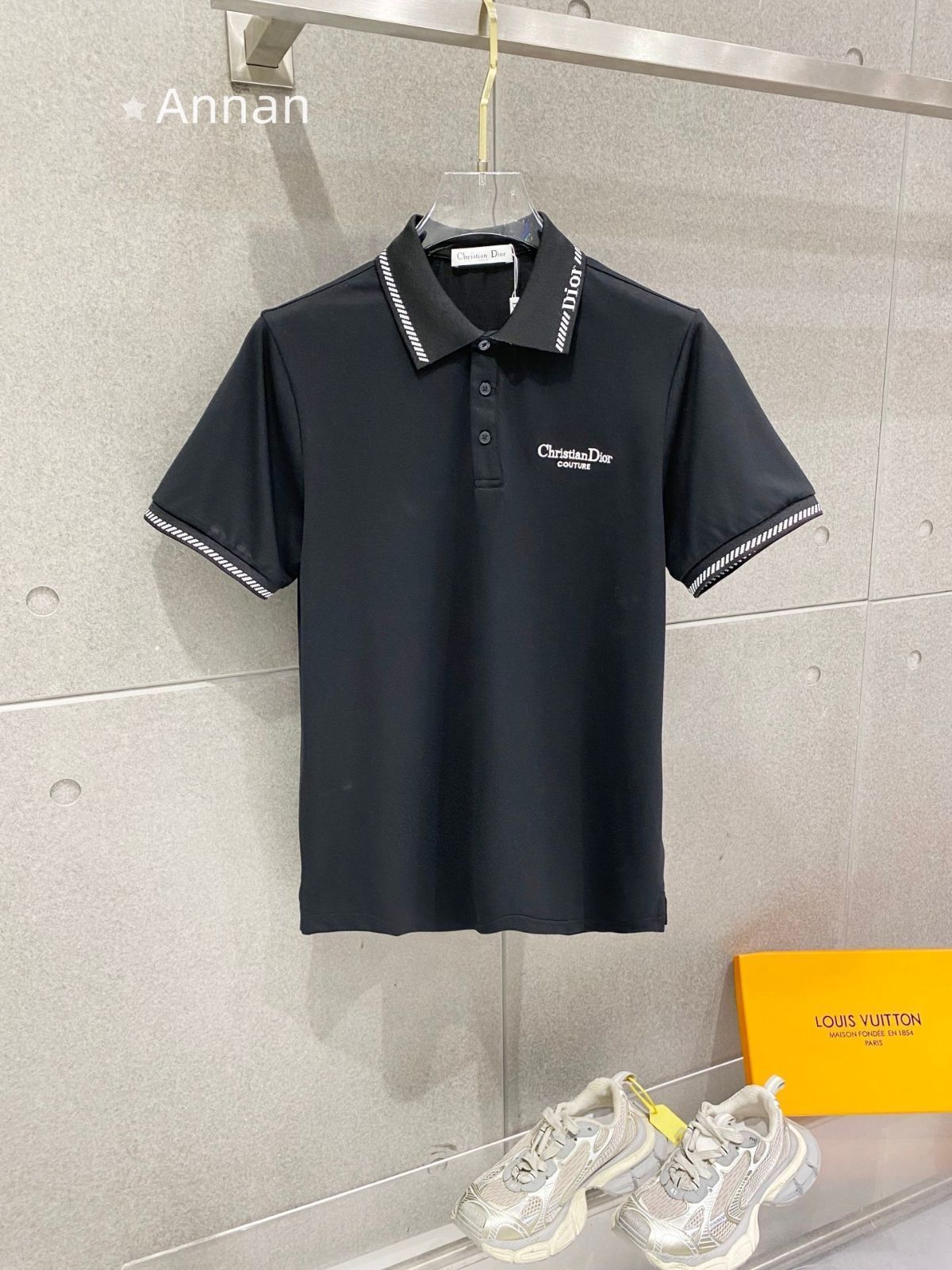 大人気 超美品 新品！新品 タグ付 CHRISTIAN DIOR クリスチャン ディオールポロシャツ 半袖シャツ POLO メンズ レディース ユニセックス カジュアル