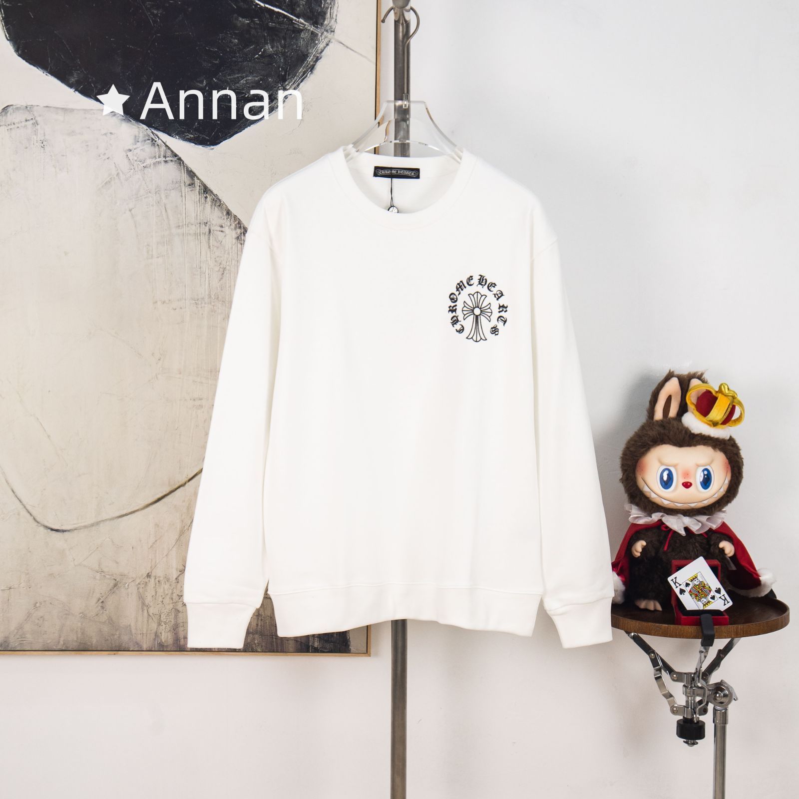 【限定】送料無料 新品 タグ付 CHROME HEARTS クロムハーツ パーカー シンプルフード付きパーカー ユニセックス