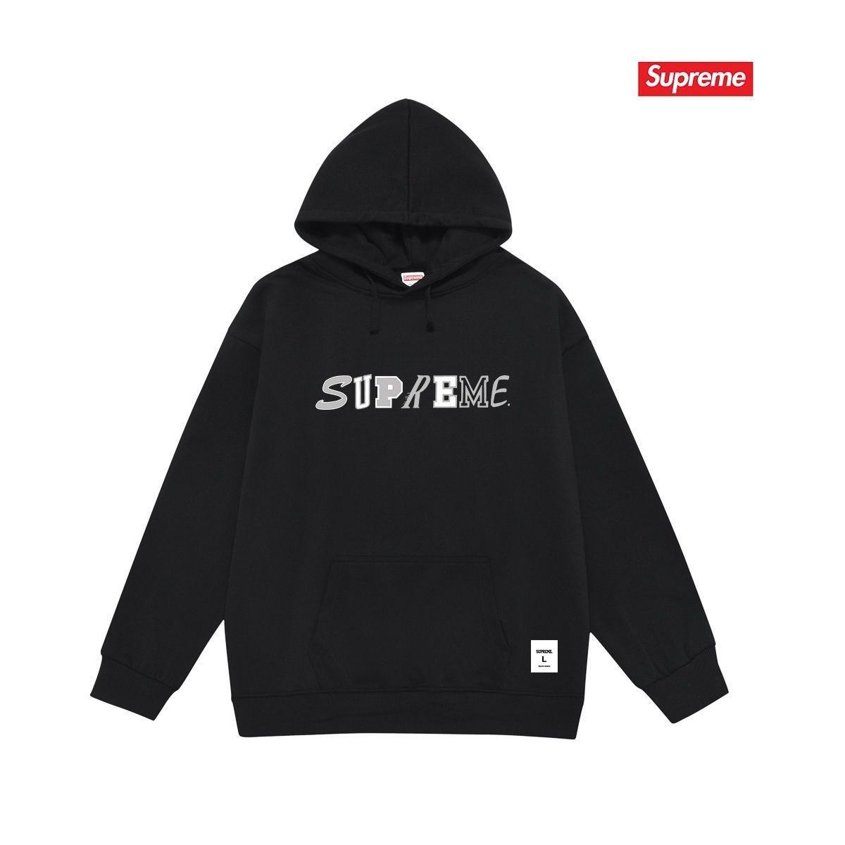 人気 超美品新品 タグ付 SUPREME シュプリームパーカー シンプルフード付きパーカー ユニセックス