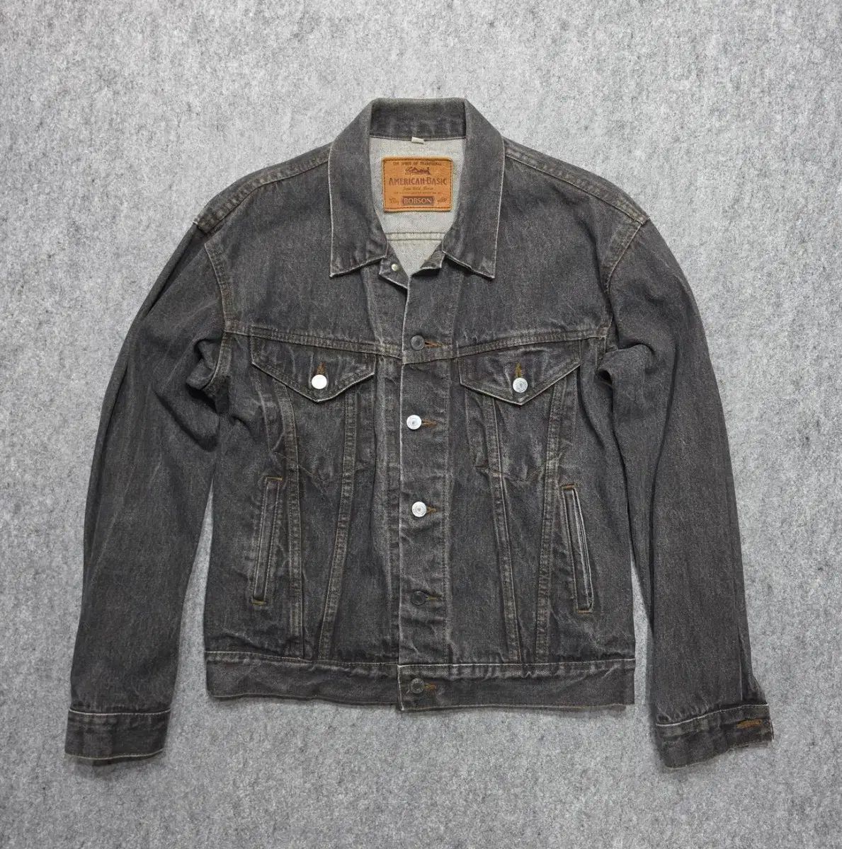 BOBSON American-Basic 90s ヴィンテージ トラッカー デニムジャケット M