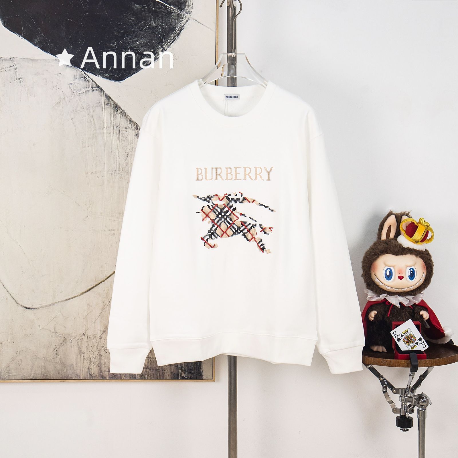 超希少 送料無料新品 タグ付 BURBERRY バーバリー パーカー シンプルフード付きパーカー ユニセックス