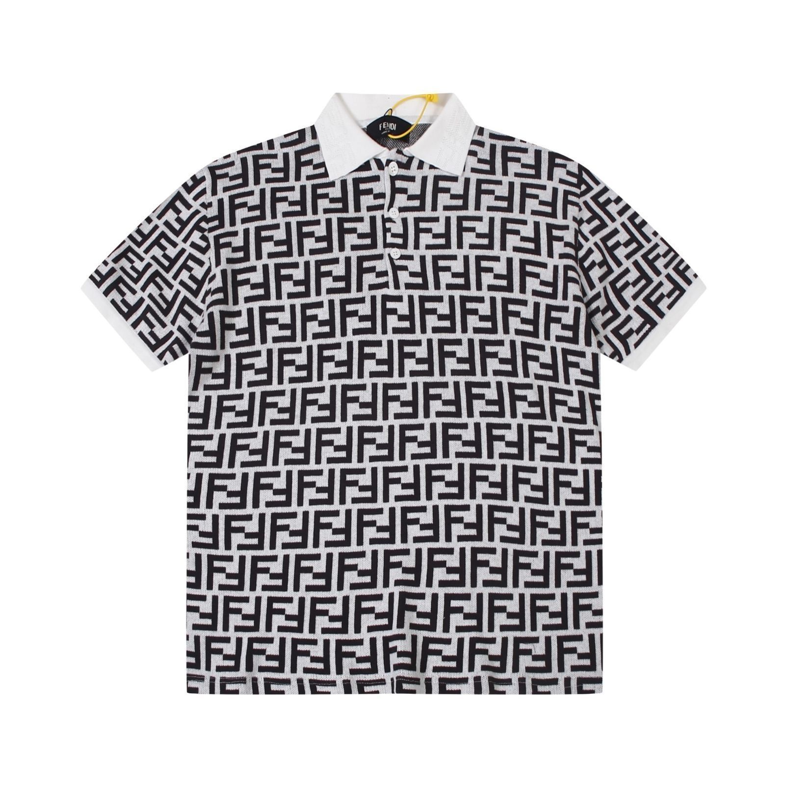 新型 激レア 新品 タグ付 FENDI フェンディ ポロシャツ 半袖シャツ POLO メンズ レディース ユニセックス カジュアル