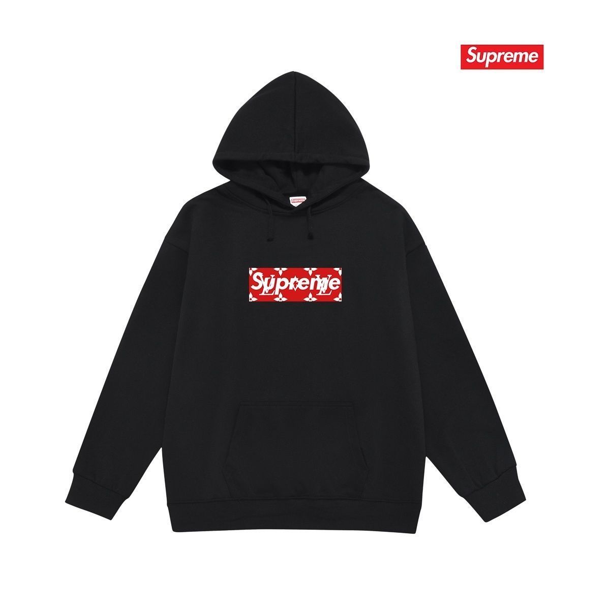 期間限定☆新品 タグ付 SUPREME シュプリームパーカー シンプルフード付きパーカー ユニセックス