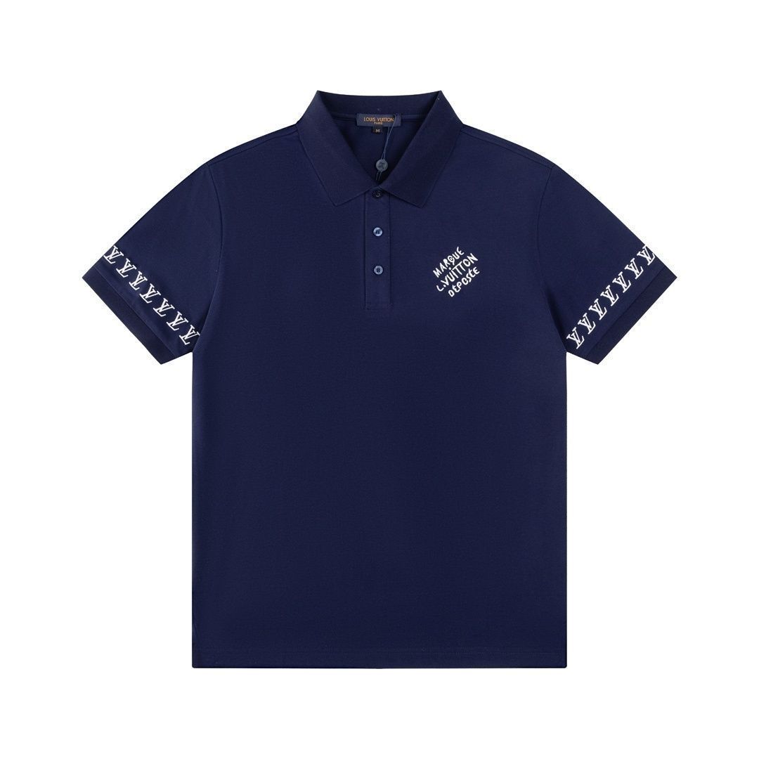 使用少 極美品 人気 新品 タグ付 LV LOUIS VUITTON ルイヴィトンポロシャツ 半袖シャツ POLO メンズ レディース ユニセックス カジュアル