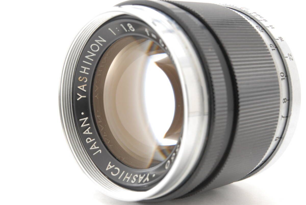 【美品 保障付 動作確認済】Yashica ヤシカ Yashinon 5cm 50mm f/1.8 MF 標準 単焦点レンズ Leica LTM L39スクリューマウント #V2433