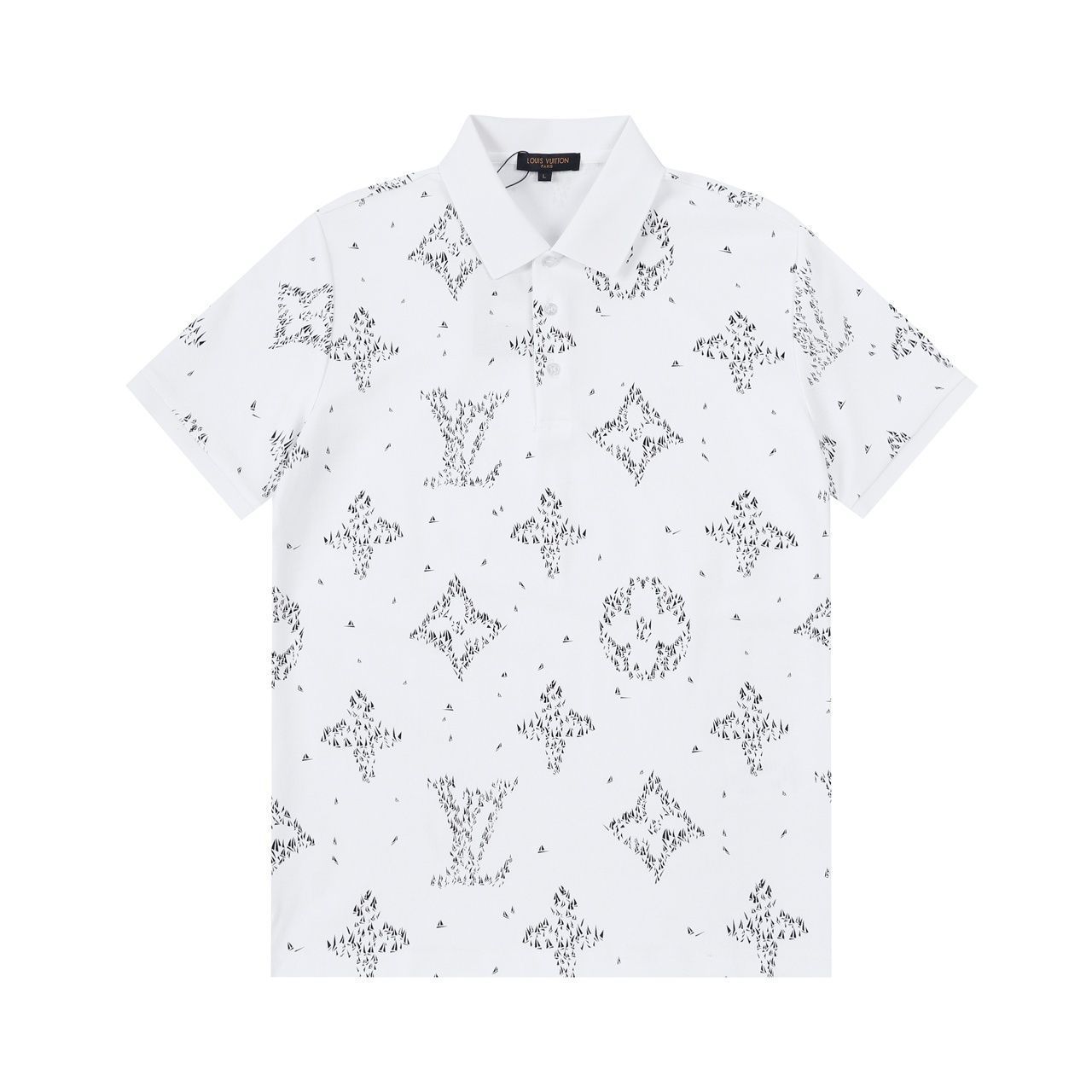 極美品 入手困難新品 タグ付 LV LOUIS VUITTON ルイヴィトン ポロシャツ 半袖シャツ POLO メンズ レディース ユニセックス カジュアル