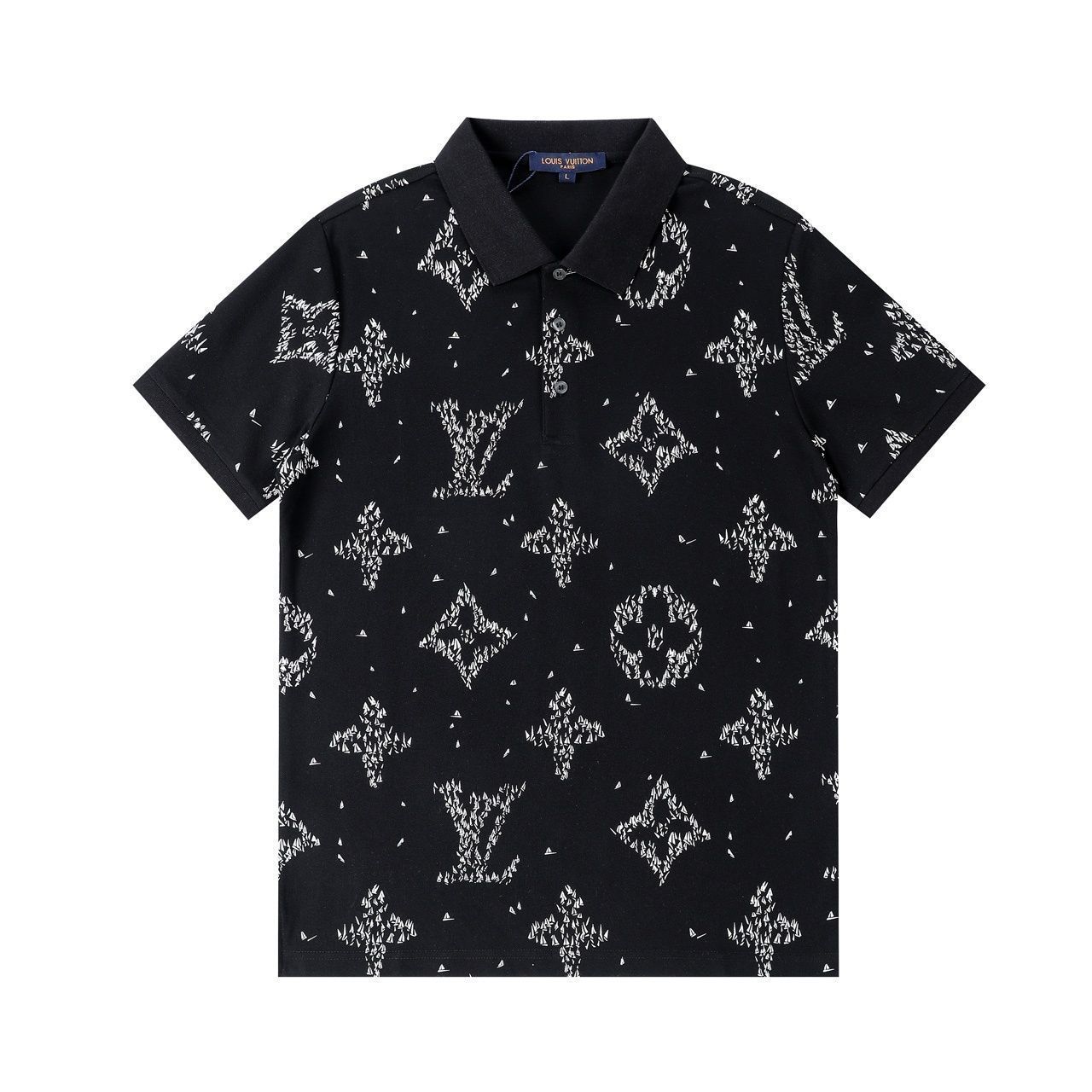 【希少品】綺麗 新品 タグ付 LV LOUIS VUITTON ルイヴィトン ポロシャツ 半袖シャツ POLO メンズ レディース ユニセックス カジュアル