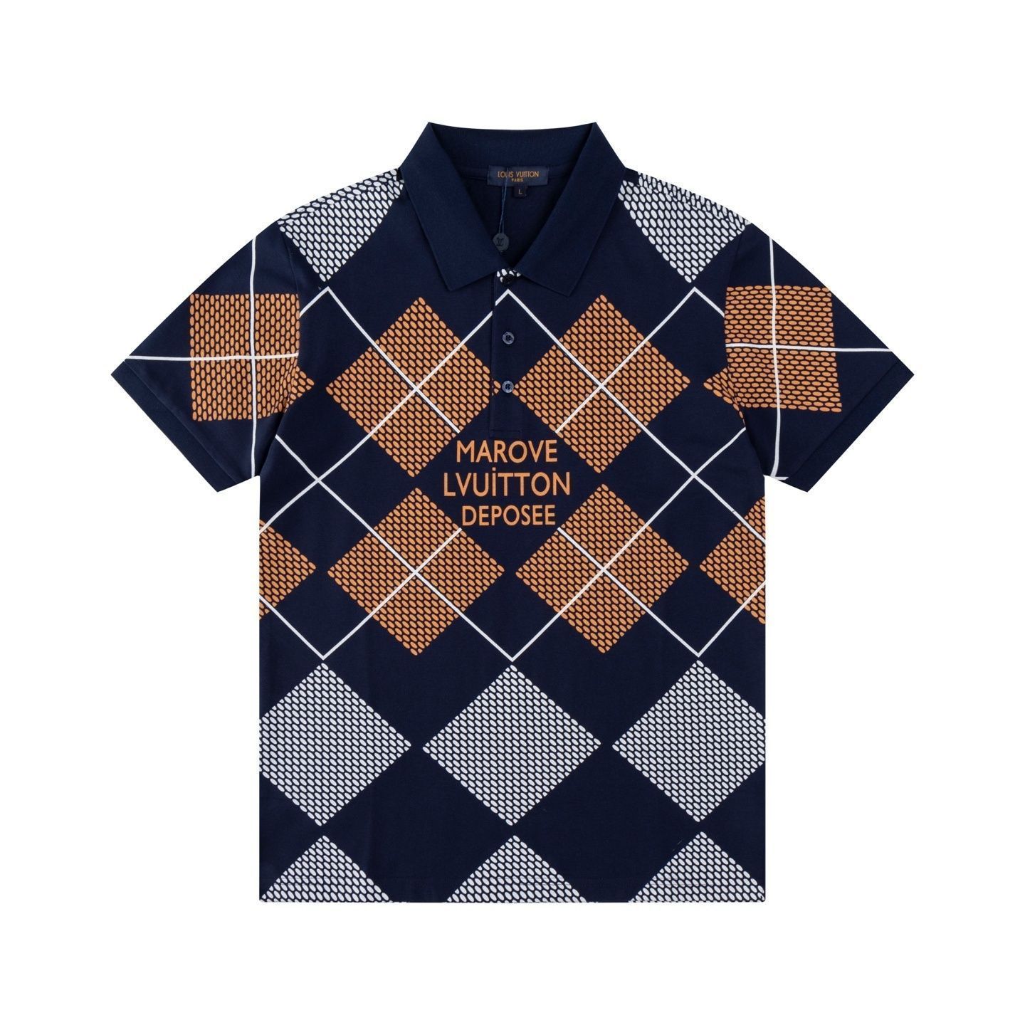 お値下げ！限定 新品 タグ付 LV LOUIS VUITTON ルイヴィトン ポロシャツ 半袖シャツ POLO メンズ レディース ユニセックス カジュアル