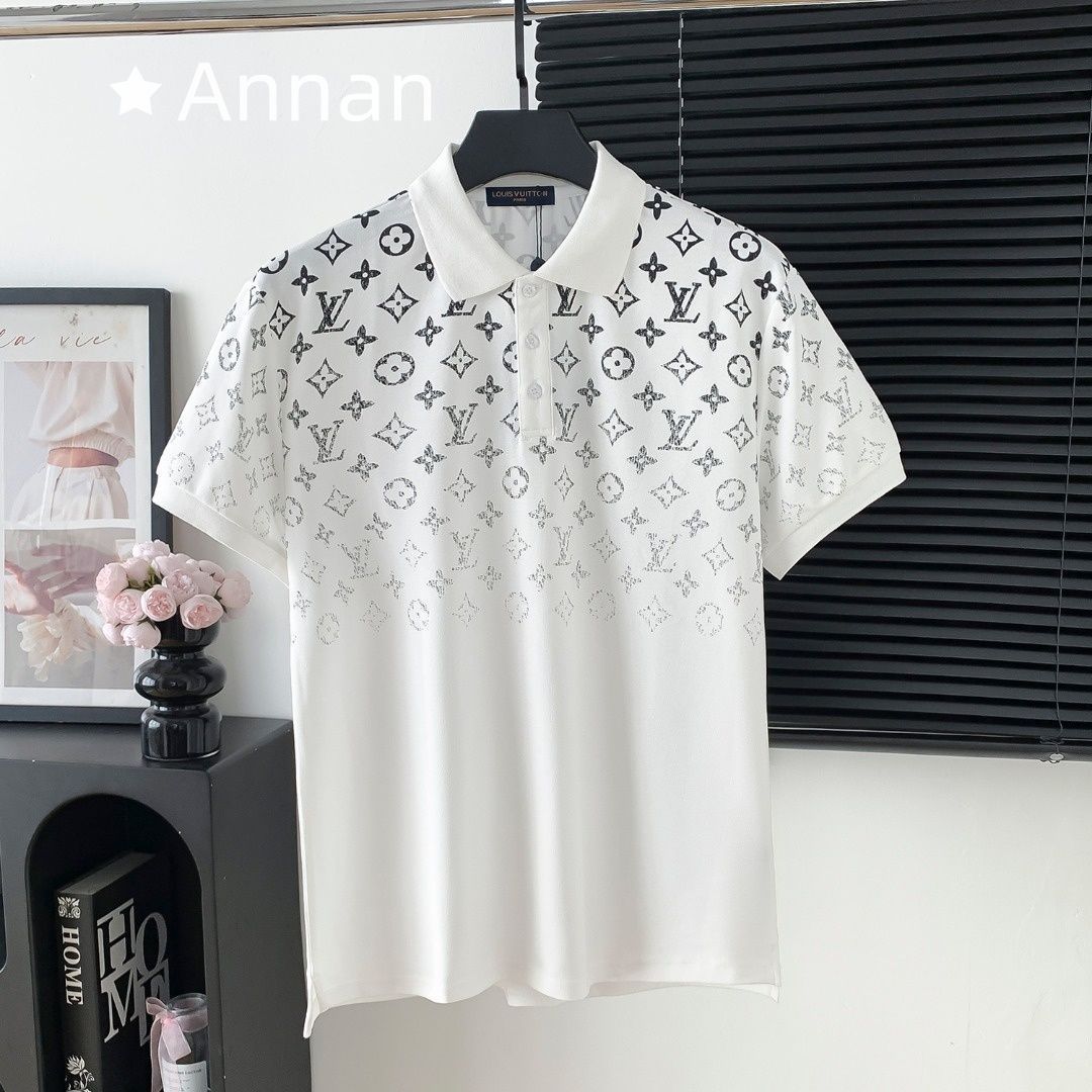 新作 期間限定☆新品 タグ付 LV LOUIS VUITTON ルイヴィトン ポロシャツ 半袖シャツ POLO メンズ レディース ユニセックス カジュアル