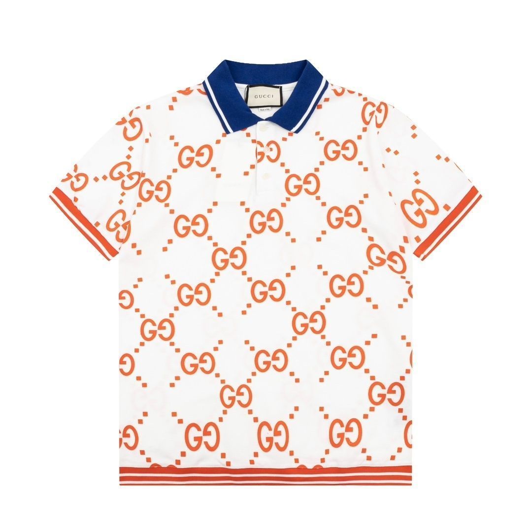 限定新品 タグ付 GUCCI グッチ ポロシャツ 半袖シャツ POLO メンズ レディース ユニセックス カジュアル