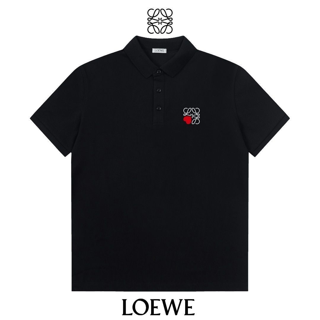 実用性 【極美品】新品 タグ付 LOEWE ロエベ ポロシャツ 半袖シャツ POLO メンズ レディース ユニセックス カジュアル