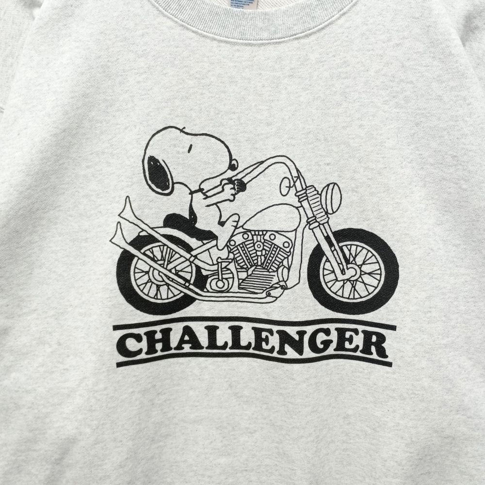 CHALLENGER チャレンジャー × PEANUTS 26SS SNOOPY C/N SWEAT