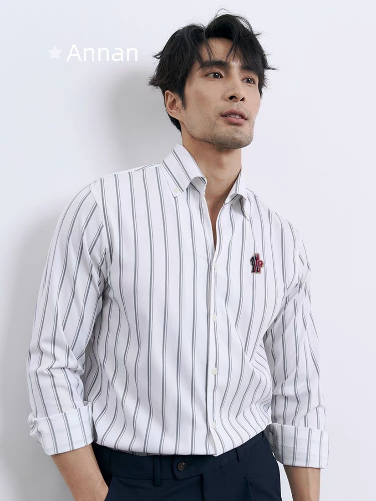実用性 【極美品】新品 タグ付 MONCLER モンクレール 長袖シャツ メンズ レディース ユニセックス カジュアル