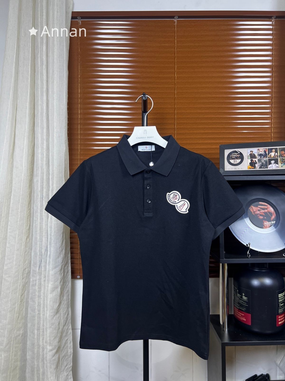 綺麗 ★★ 新品 タグ付 MONCLER モンクレール ポロシャツ 半袖シャツ POLO メンズ レディース ユニセックス カジュアル