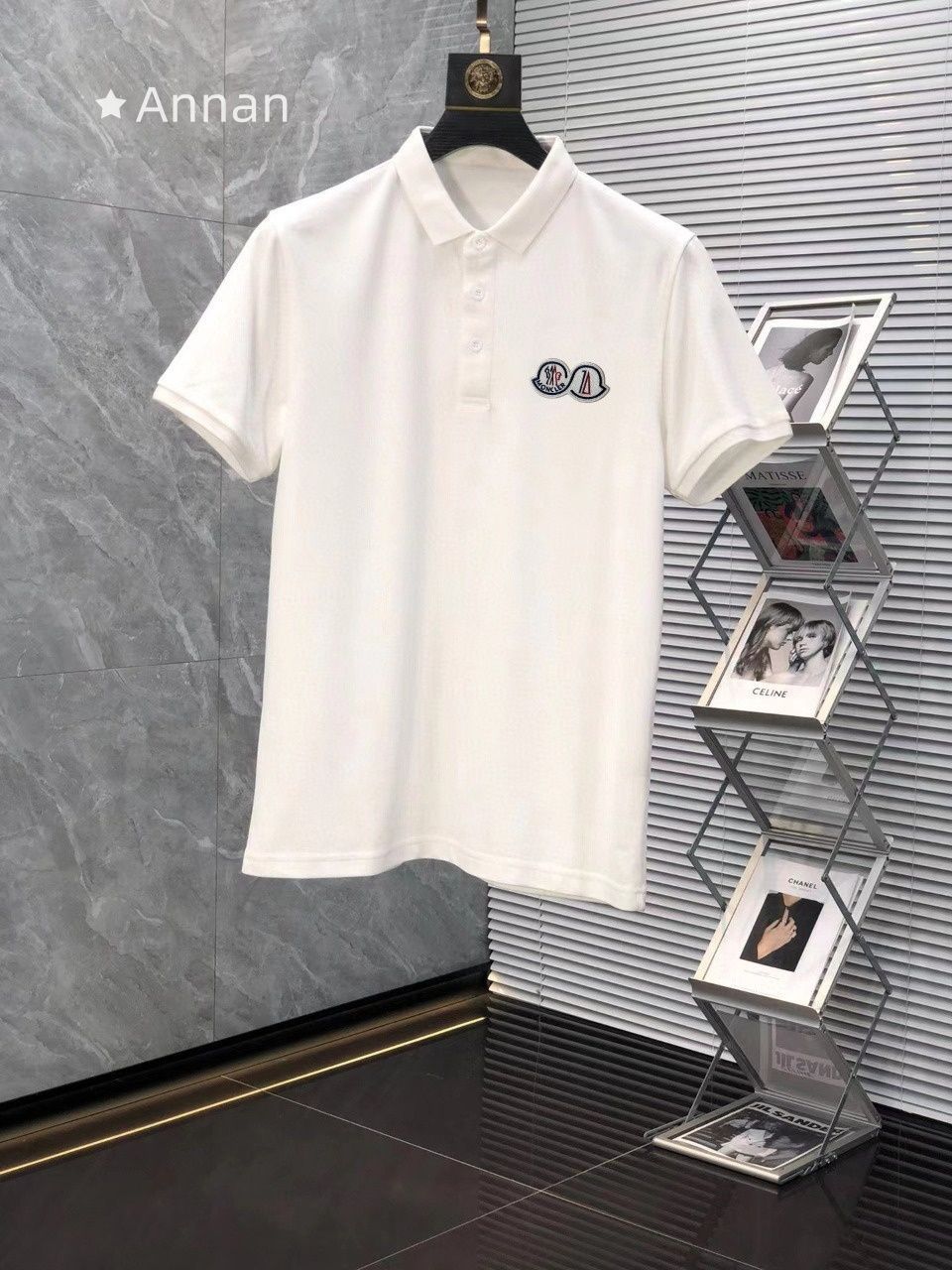 人気新品！新品 タグ付 MONCLER モンクレール ポロシャツ 半袖シャツ POLO メンズ レディース ユニセックス カジュアル 8,140円