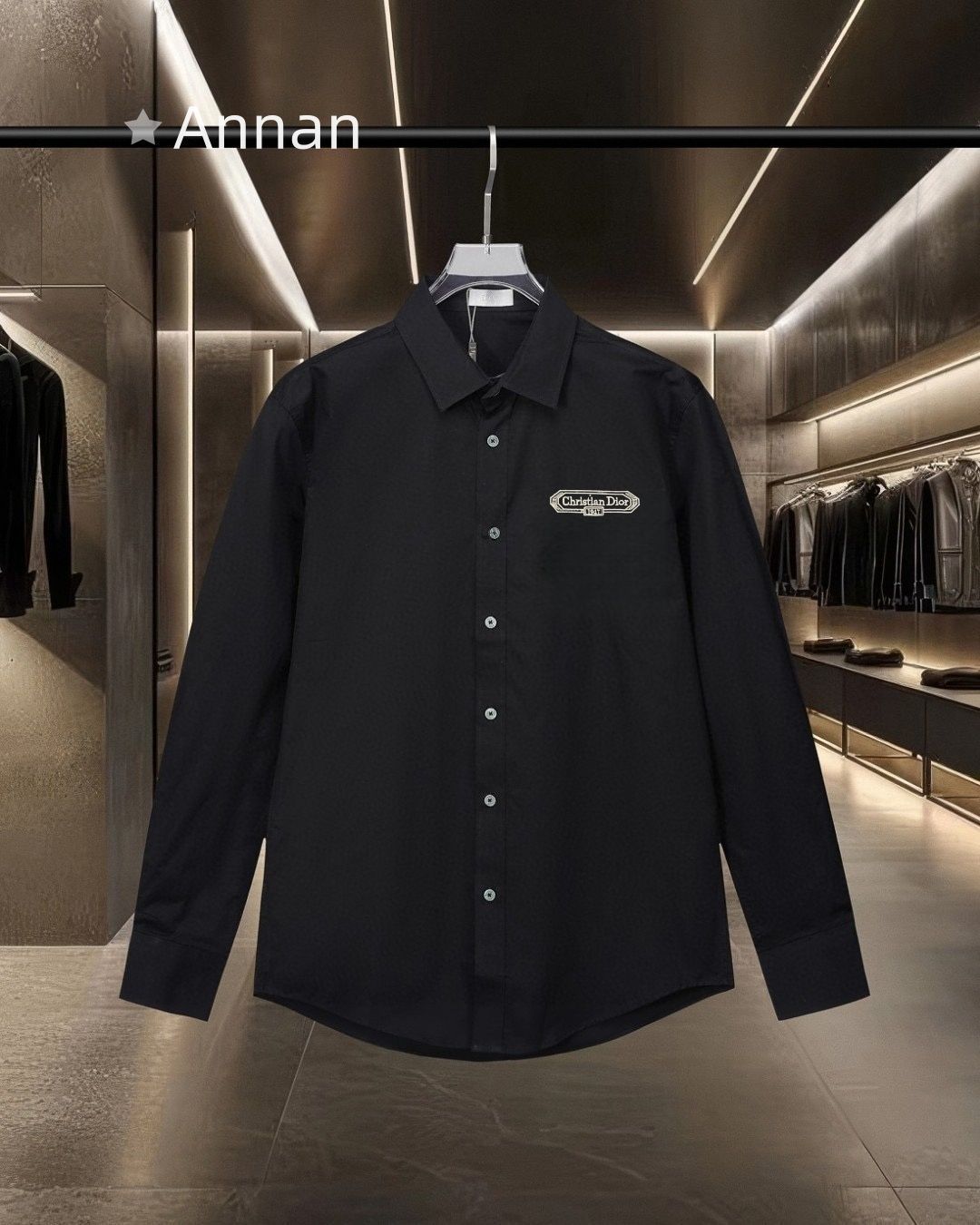 激レア新品 新品 タグ付 Christian Dior クリスチャンディオール 長袖シャツ メンズ レディース ユニセックス カジュアル