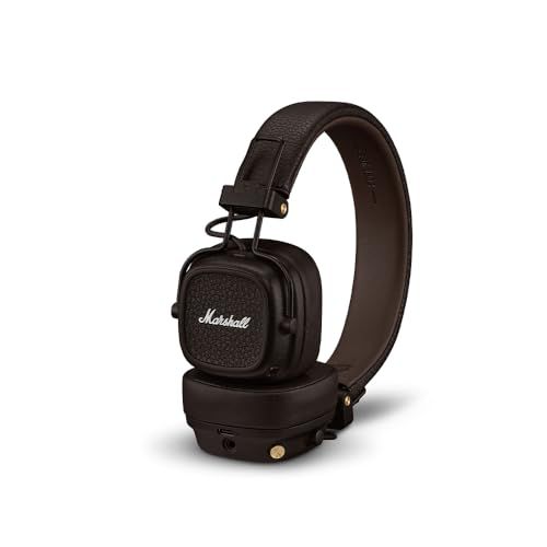 Marshall ワイヤレスオンイヤーヘッドホン Major V ブラウン Bluetooth / 連続再生100時間 / Qi充電対応/通話対応 【国内正規品】AR e3d2a818