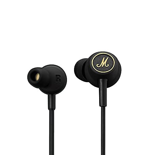 Marshall カナル型イヤホン Mode EQ ブラック&ブラス 音質調整機能/通話対応 【国内正規品】AR 71a91468